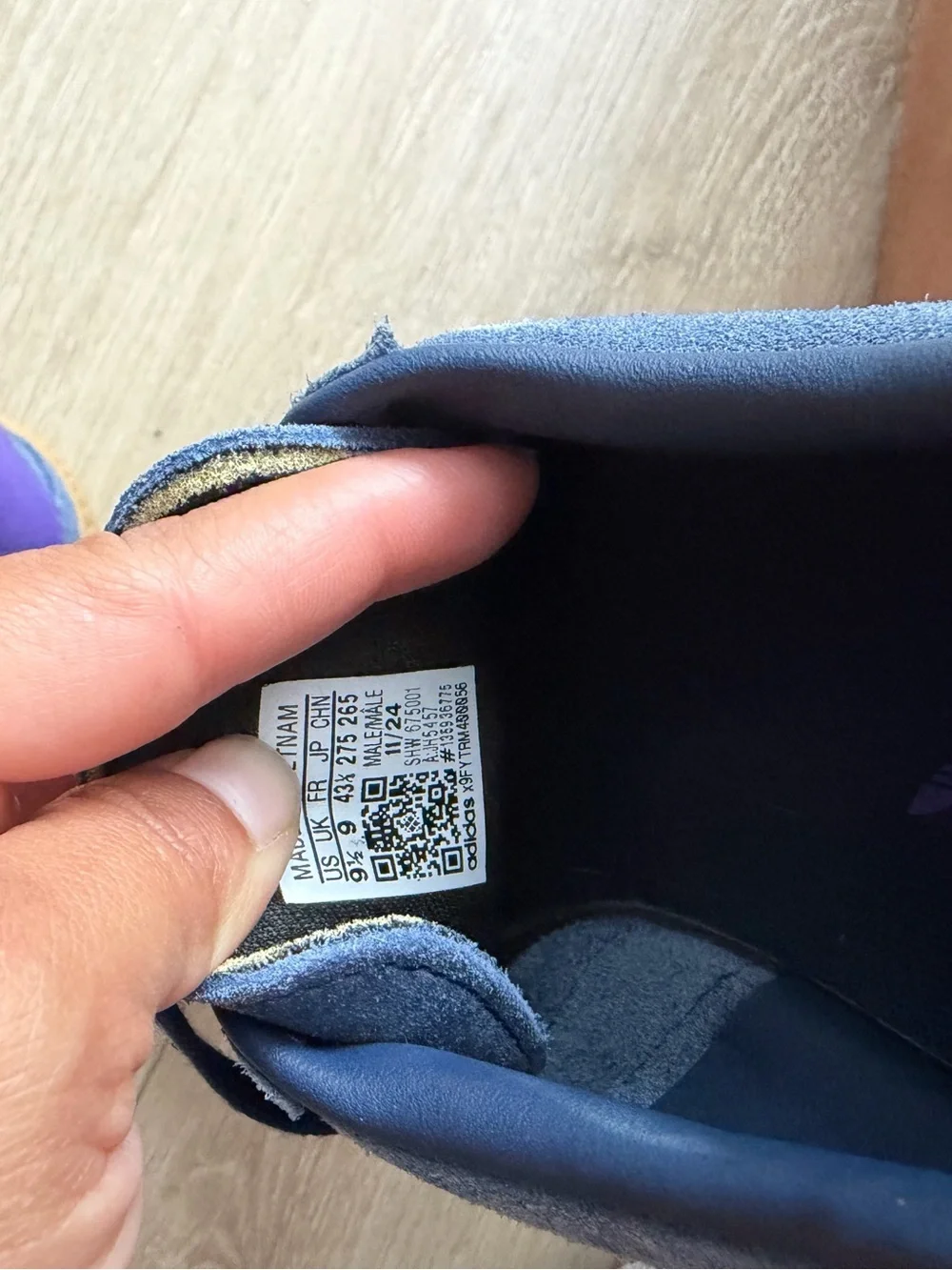 adidas questions leave
